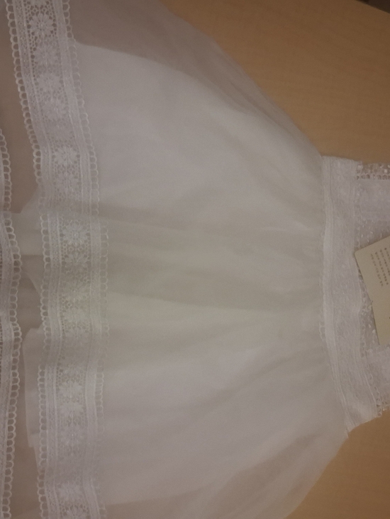 None Other - White Lace & Tulle Formal Dress for Girls